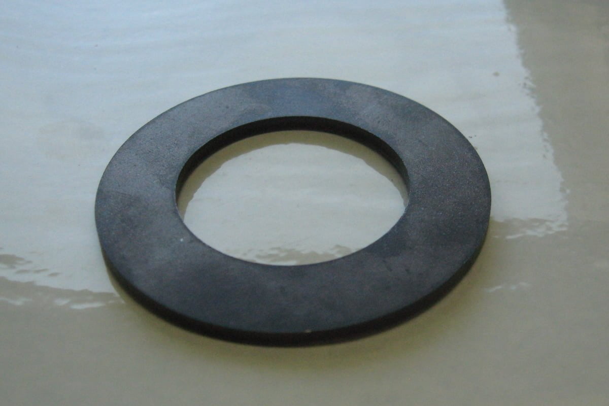 Laser cut mild steel part sample