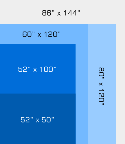 OptiDual Imperial Bed Sizes Diagram