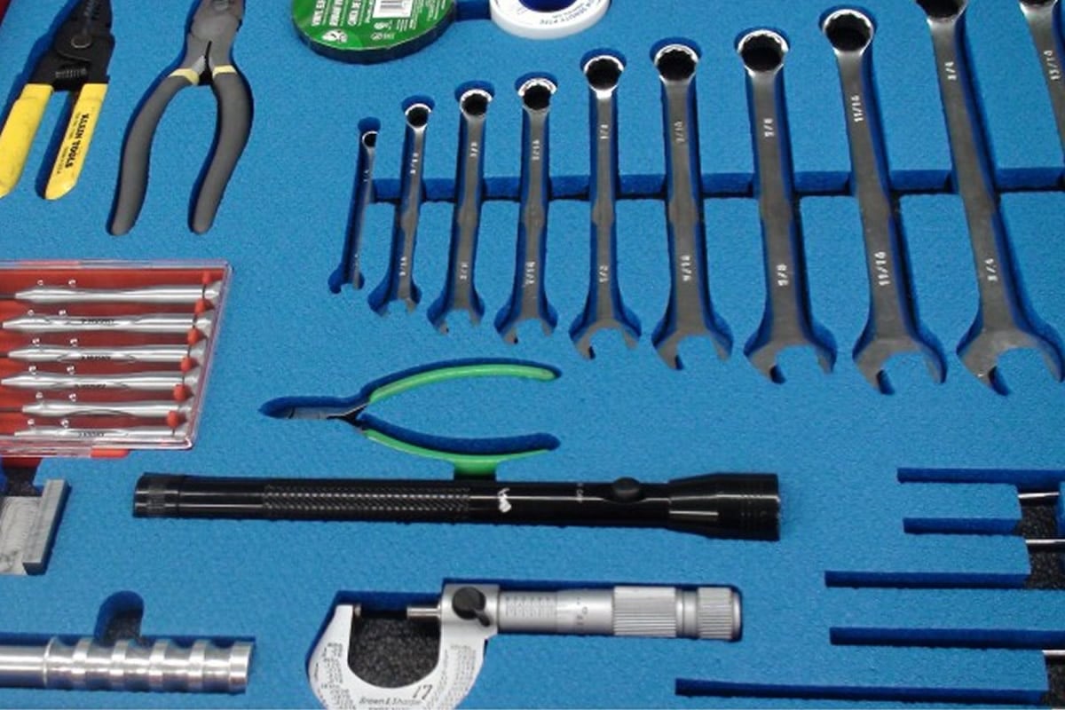 Foam Tool Control Insert Cutting