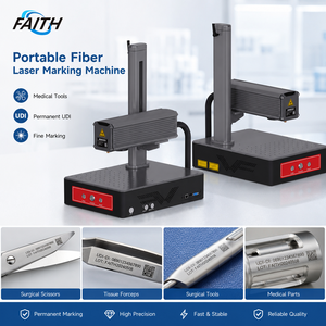 Faith Static Fiber Laser Marking Machine 20W 30W 50W