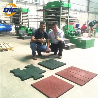 Rubber Tile Floor Making Machine in Riyadh, Saudi Arabia